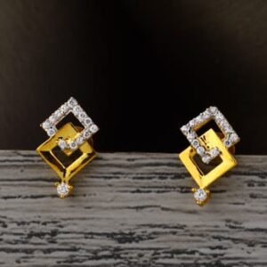 22KT Gold Hallmark Stylish Ladies Tops Earring LTE369