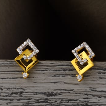 22KT Gold Hallmark Stylish Ladies Tops Earring LTE369