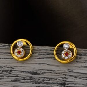 22KT Gold Hallmark Ladies Tops Earring LTE363