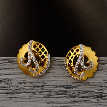 916 Gold Hallmark Stylish Ladies Tops Earring LTE338