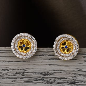916 Gold Hallmark Gorgeous Ladies Tops Earring LTE337