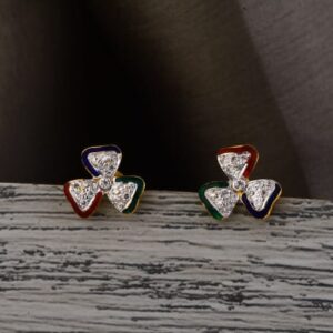 916 Gold Hallmark Exclusive Ladies Tops Earring LTE335