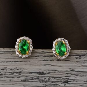916 Gold Hallmark Delicate Ladies Tops Earring LTE334