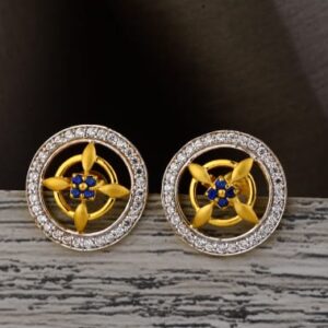916 Gold Hallmark Ladies Tops Earring LTE331