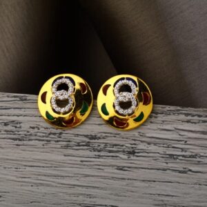 916 Gold Ladies Gorgeous Tops Earring LTE328