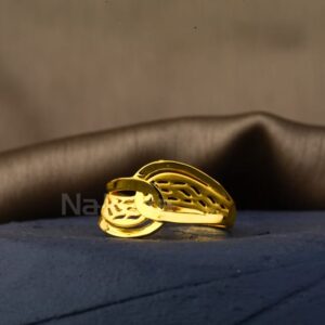 22KT Gold Hallmark Stylish Ladies Plain Ring LPR613