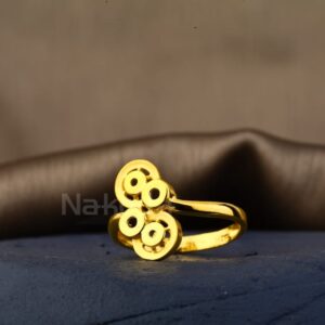 22KT Gold Hallmark Fancy Ladies Plain Ring LPR612