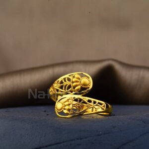 22KT Gold Hallmark Ladies Plain Ring LPR607