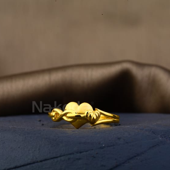 22KT Gold Exclusive Ladies Plain Ring LPR603