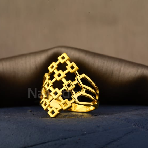 22KT Gold Classic Ladies Plain Ring LPR602