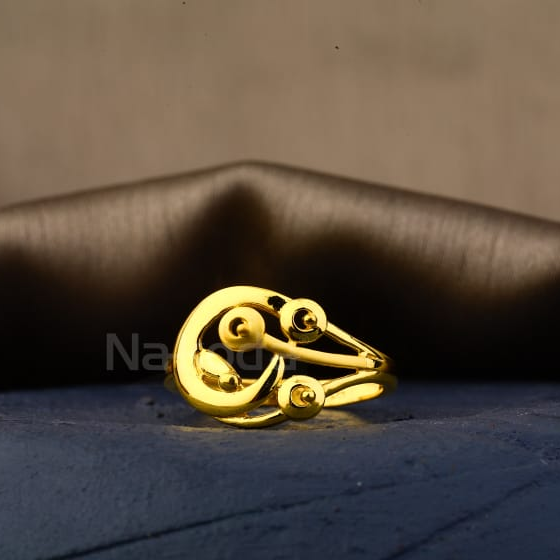 22KT Gold Exclusive Ladies Plain Ring LPR601