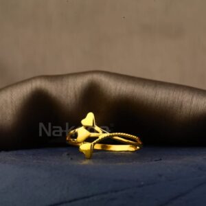 916 Gold CZ Gorgeous Ladies Plain Ring LPR586