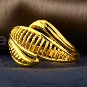 916 Gold CZ Delicate Ladies Plain Ring LPR584