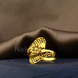 916 Gold Hallmark Fancy Ladies Plain Ring LPR576