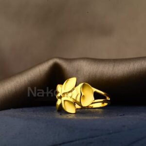 916 Gold Hallmark Designer Ladies Plain Ring LPR573