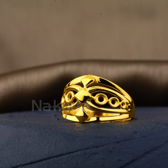 916 Gold Hallmark Exclusive Ladies Plain Ring LPR566
