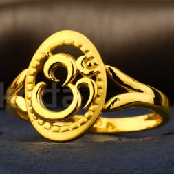 916 Gold Hallmark Designer Ladies Plain Ring LPR565 - Image 2