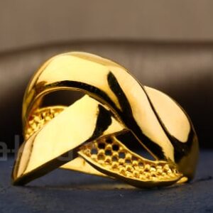 916 Gold Hallmark Delicate Ladies Plain Ring LPR564