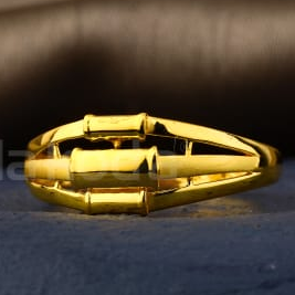 22KT Gold CZ Stylish Ladies Plain Ring LPR546 - Image 2
