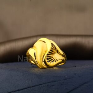22KT Gold Hallmark Classic Ladies Plain Ring LPR533