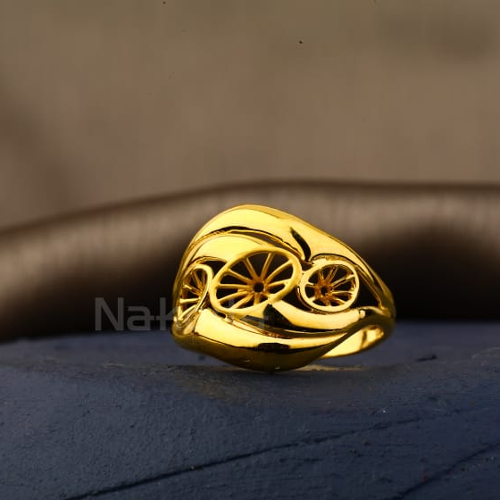 22KT Gold Hallmark Ladies Plain Ring LPR532