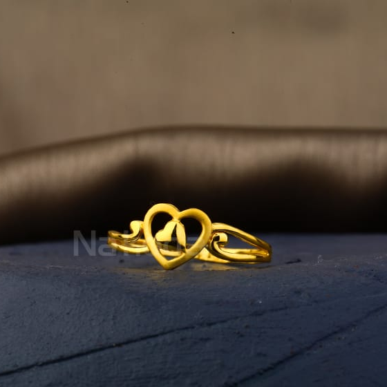 22kt gold exclusive ladies plain ring lpr526