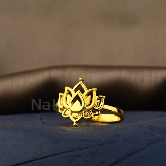 916 Gold CZ Ladies Plain Ring LPR515