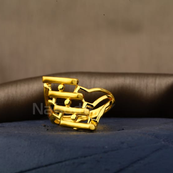 916 Gold Hallmark Gorgeous Ladies Plain Ring LPR512