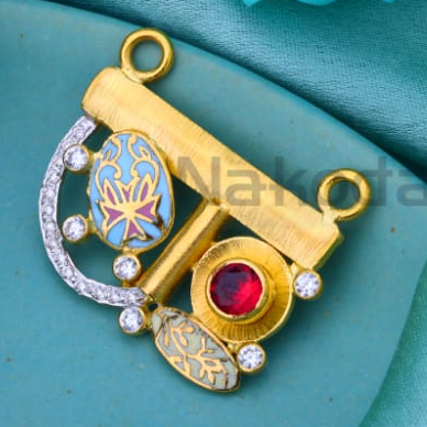 22KT Gold Ladies Designer Mangalsutra Pendant MP725 - Image 2