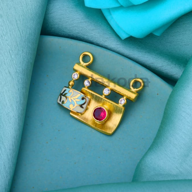 916 Gold CZ Hallmark Ladies Gorgeous Mangalsutra Pendant MP720