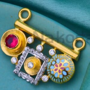 916 Gold CZ Hallmark Ladies Fancy Mangalsutra Pendant MP719