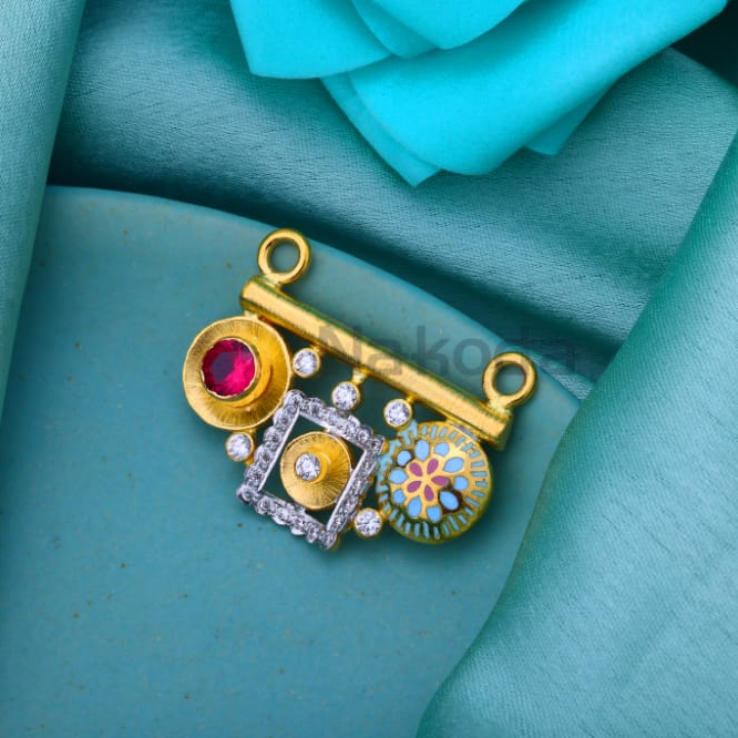 916 Gold CZ Hallmark Ladies Fancy Mangalsutra Pendant MP719