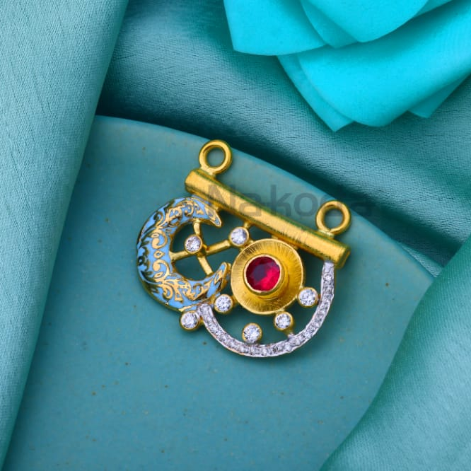 916 Gold CZ Hallmark Ladies Exclusive Mangalsutra Pendant MP718