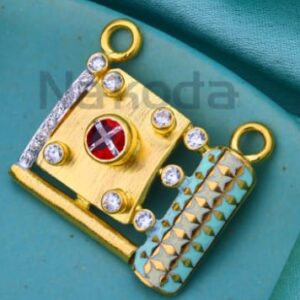 916 Gold CZ Hallmark Ladies Delicate Mangalsutra Pendant MP717