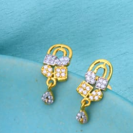 916 gold cz ladies fancy mangalsutra pendant mp710