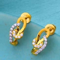 916 Gold CZ Ladies Exclusive Mangalsutra Pendant MP709 - Image 2