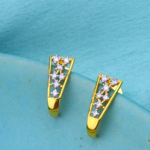 916 Gold CZ Ladies Designer Mangalsutra Pendant MP707