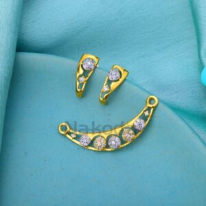916 Gold CZ Ladies Classic Mangalsutra Pendant MP706