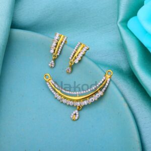 916 Gold Hallmark Ladies Gorgeous Mangalsutra Pendant MP702