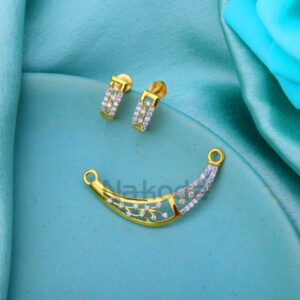 916 Gold Hallmark Ladies Delicate Mangalsutra Pendant MP699