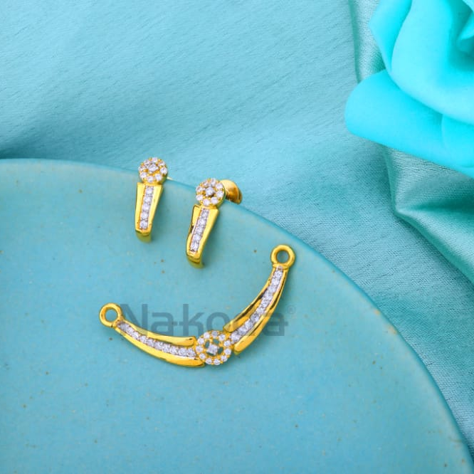 916 Gold Ladies Stylish Mangalsutra Pendant MP695