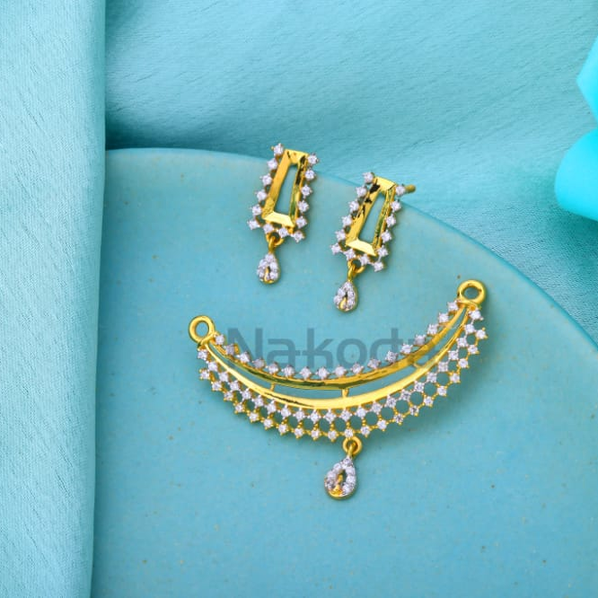 916 Gold Ladies Fancy Mangalsutra Pendant MP692