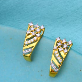 22KT Gold CZ Ladies Stylish Mangalsutra Pendant MP678 - Image 2