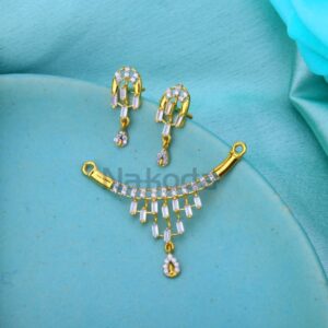 22KT Gold CZ Ladies Exclusive Mangalsutra Pendant MP675