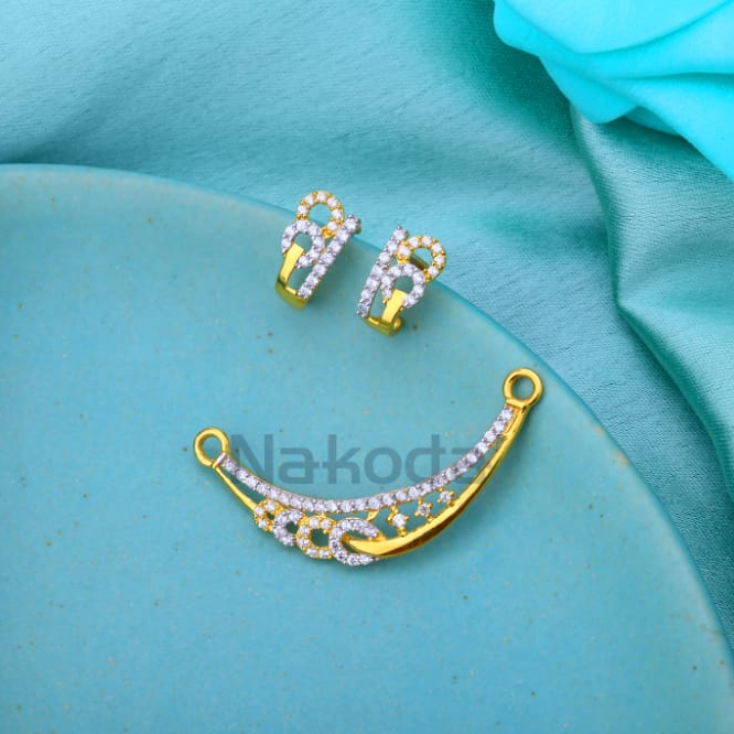 22KT Gold Hallmark Ladies Gorgeous Mangalsutra Pendant MP668