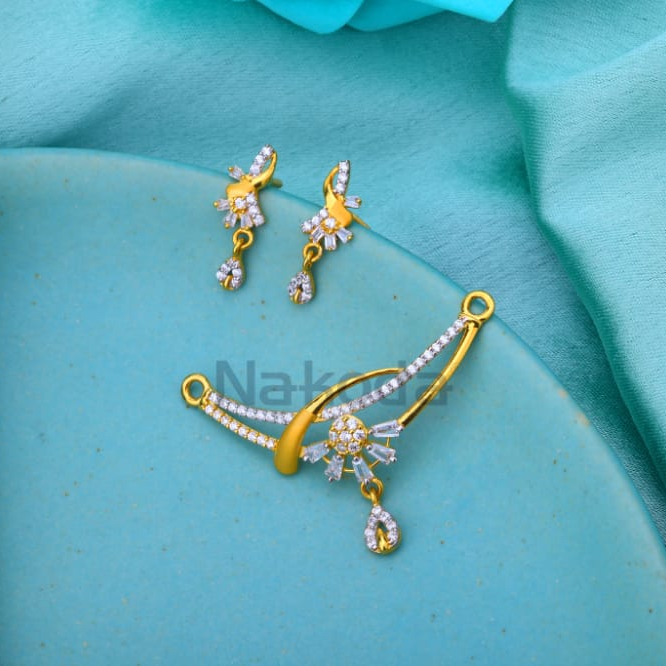 22KT Gold Hallmark Ladies Designer Mangalsutra Pendant MP665