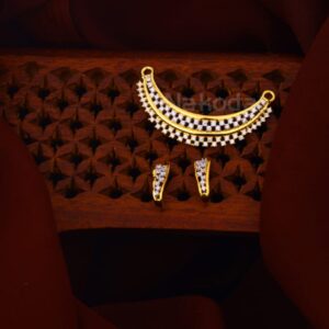 916 Gold CZ Ladies Gorgeous Mangalsutra Pendant MP645