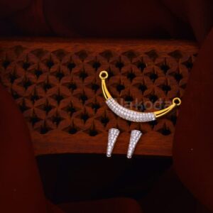 916 Gold CZ Ladies Exclusive Mangalsutra Pendant MP642