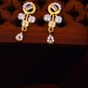 916 Gold CZ Ladies Delicate Mangalsutra Pendant MP641 - Image 2