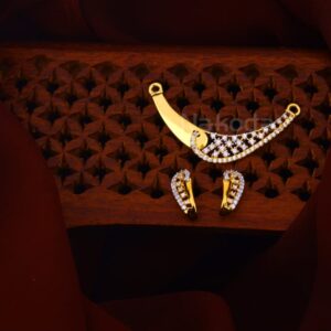 916 Gold CZ Ladies Mangalsutra Pendant MP638